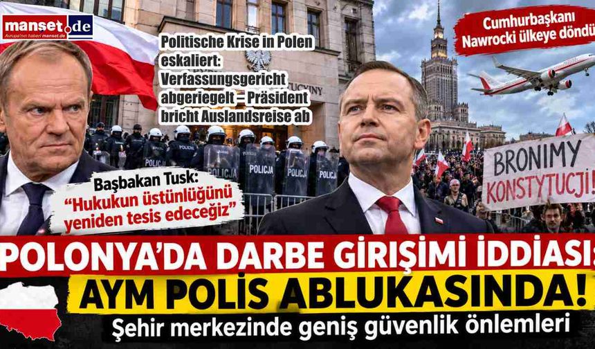 Son dakika! Polonya güne darbeyle Uyandı!