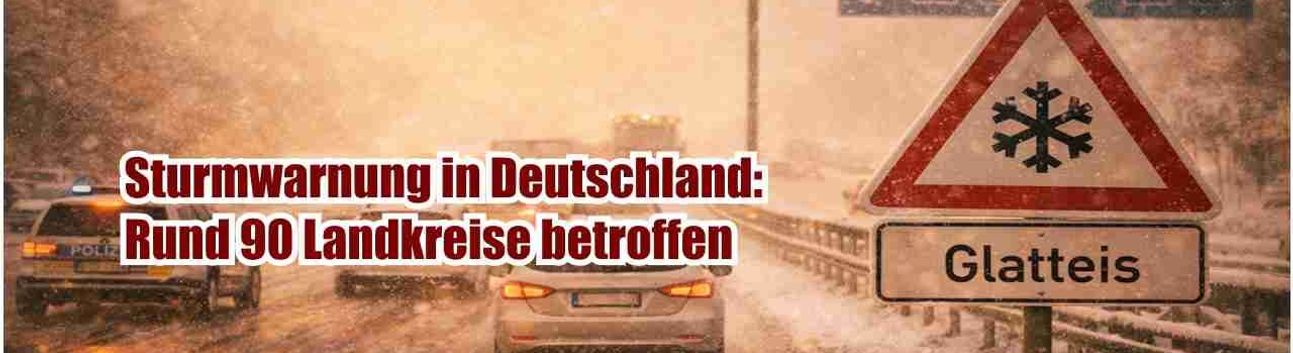 Almanya’da Fırtına Alarmı: Yaklaşık 90 İlçede Uyarı